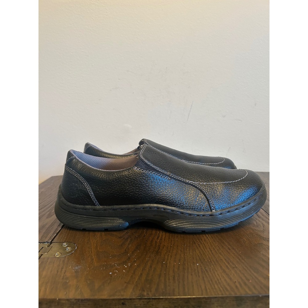DR. Martens Black Leather Foster Slip On Pebble Sport Loafers Men's Size 11